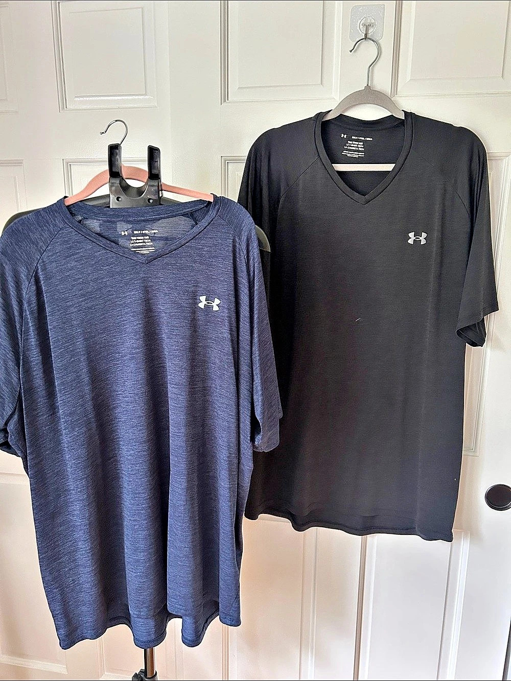 Under Armour UA Tech 2.0 V-Neck T-Shirt 2-Pack Blue & Black 3XLT